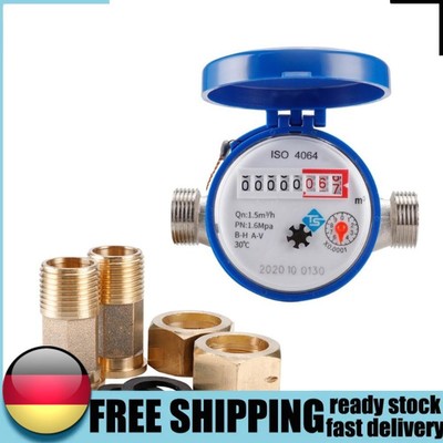 Cold Smart Water Meters Mechanical Rotary Wing E-Type Precision Digital Display