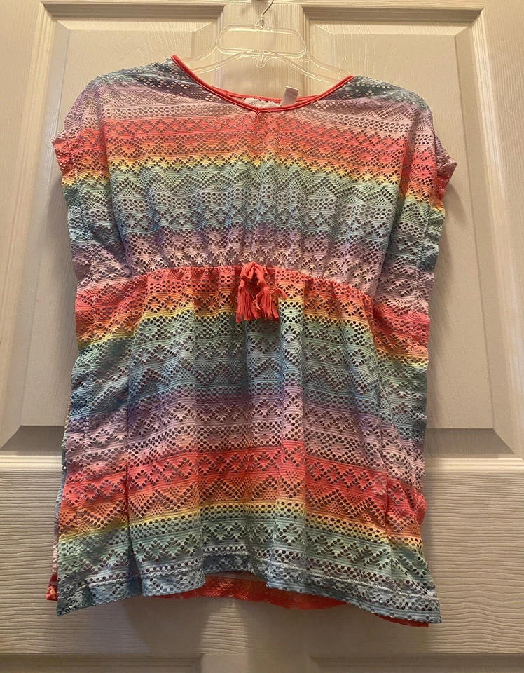 Capa de maiô infantil feminina tamanho M 7/8 - Imagem 2 de 4