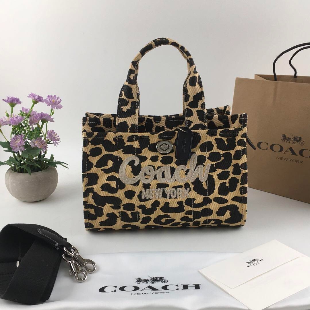 バッグ Coach Unborn Carf Soho Leopard Bag Rare COACH Unborn Carf Leopard Turn Lock Hand Bag Ribbon