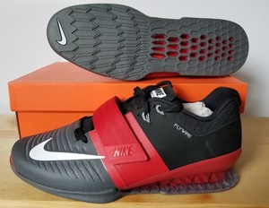 red nike romaleos 3