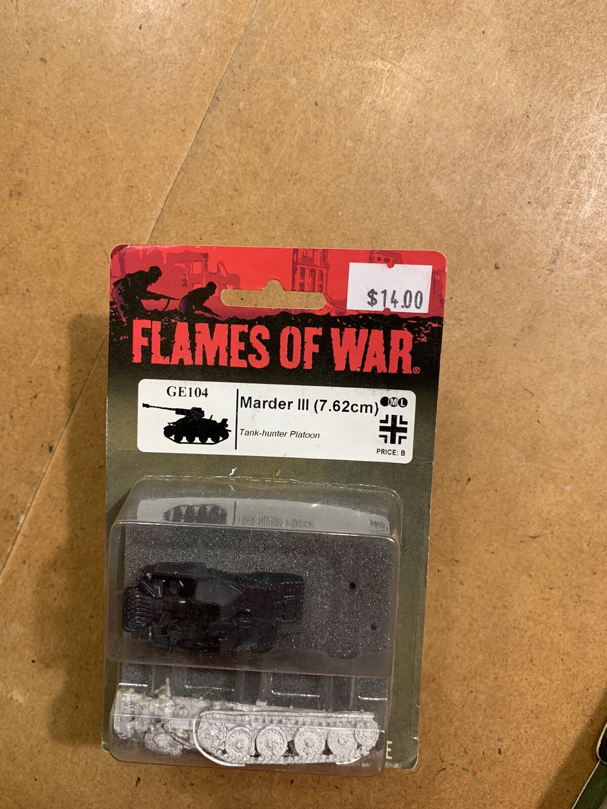 Flames Of War Marder III (7.62 Cm) see description how to save