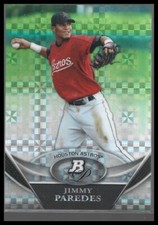 Jimmy Paredes 2011 Bowman Platinum #BPP19 Prospects X-Fractors Houston Astros