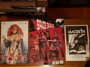 1980s indie comics 43 promo-only retailer posters First Vortex Eclipse Renegade