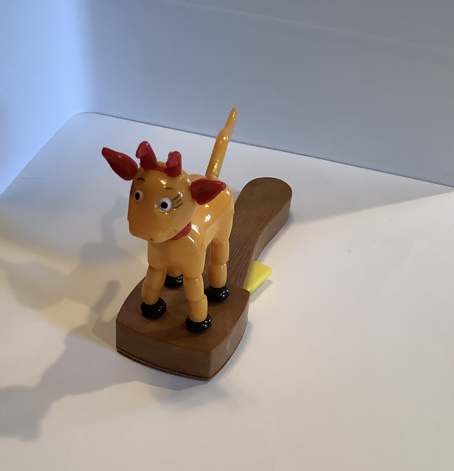 VINTAGE DEER/GOAT TOY ARTICULATED STRING COLLAPSABLE PLASTIC | eBay