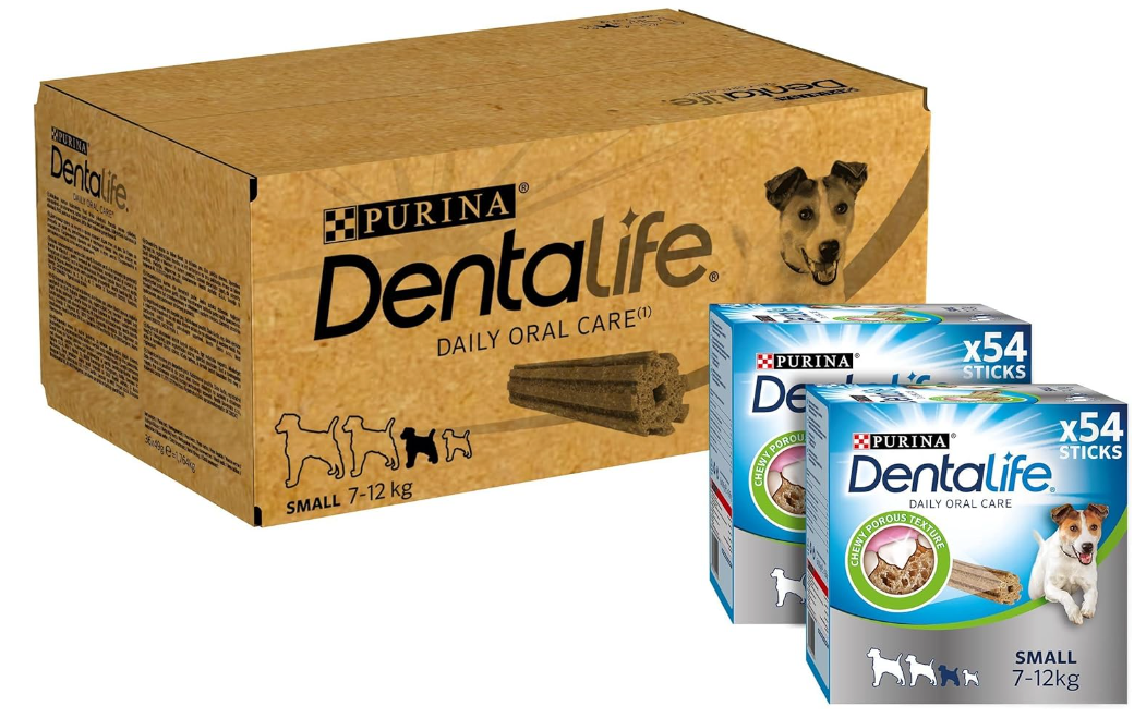 108 Chews Purina Dentalife Small Dog Dental Sticks Treat Tartar Plaque Oral Care