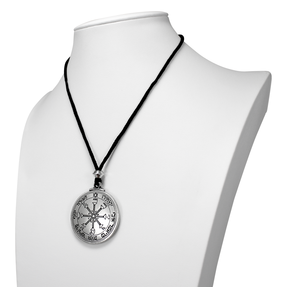 Seal Of Solomon Love Talisman Pendant - Hermetic Kabbalah Amulet In Pewter 4 thumbnail image