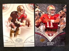 NFL - Alex Smith 2008 Donruss Threads & 2008 Upper Deck ICONS - 49'ers