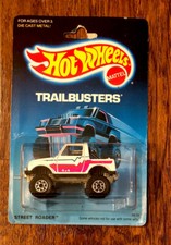 HOT WHEELS TRAILBUSTERS WHITE PAINT SEE PICS FREE SHIPPING