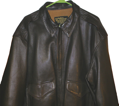 U.S. WINGS, INC. Type A-2 Cooper goatskin flight jacket, DWC # 30