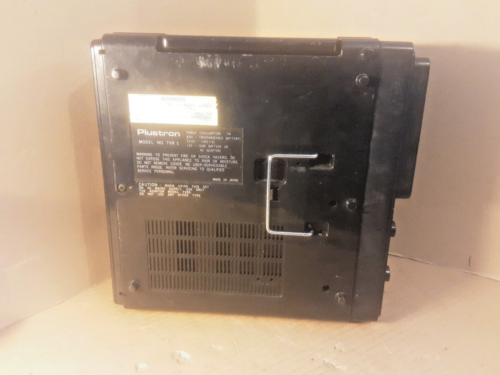Vintage Retro Rare Plustron TVR-5 Portable CRT TV / Radio ,PARTS/REPAIR - Picture 12 of 13