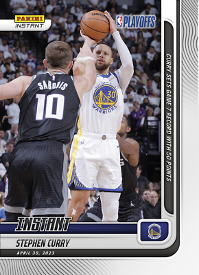 NBA ステフィン・カリー Stephen Curry panini 2022-23 Panini NBA Instant #255 STEPHEN CURRY 50 POINTS GAME 7