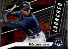 2021 Panini Mosaic Launched KYLE LEWIS SEATTLE MARINERS #L8 NM-MT