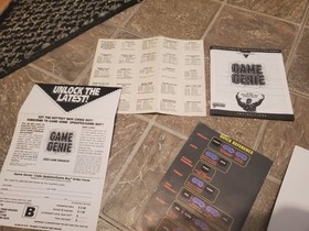 Lot of Nintendo System NES Manuals Control Deck Top Loader Game genie Mario/Duck