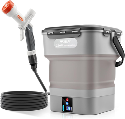 #ad Cordless Foldable Electric Pressure Washer 250PSI 90Mins Runtime $116.99