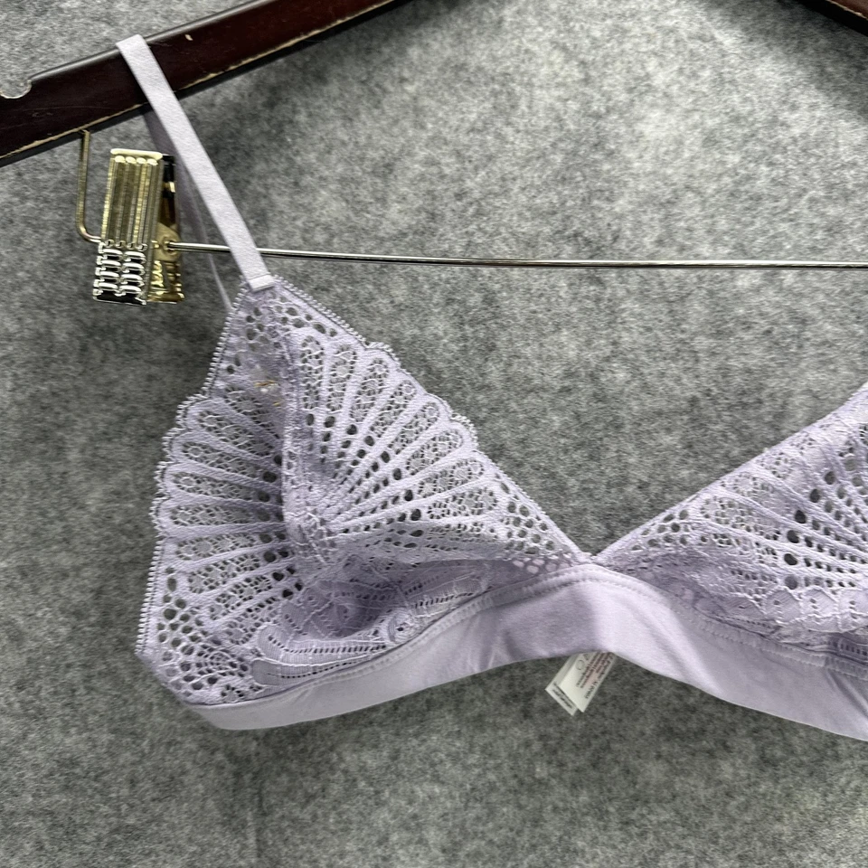 Commando Bralette Womens XS Lace Soft Cup Wireless Bra Delicate Lingerie - Image 3 of 4