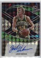 2020 Panini Spectra Signatures Interstellar Prizm 7/49 Jack Sikma Auto HOF 06pr
