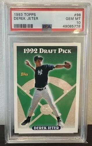 1993 Topps - Derek Jeter #98 (RC) GEM MT PSA 10