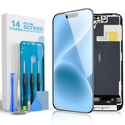 iPhone 14 Pro Max Screen Replacement 6.7'' Full HD LCD Touch Digitizer + Repair K