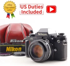 [N MINT w/ Case] Nikon F3 Eye Level Eyelevel Film Camera Ai 50mm f1.4 From JAPAN