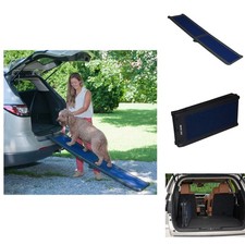 Pet Gear AM9166BB Travel Lite Ramp for Dogs Cats Compact Easy-Fold 150-200lbs