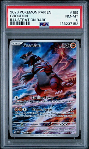 Groudon graded PSA 8 for sale on eBay