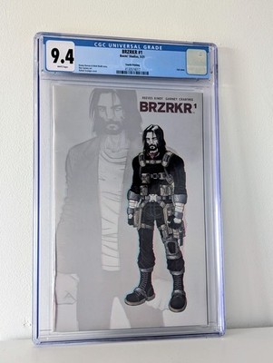 BRZRKR #1 CGC 9.4 NM Fourth Printing Grampa Foil Variant Keanu Reeves