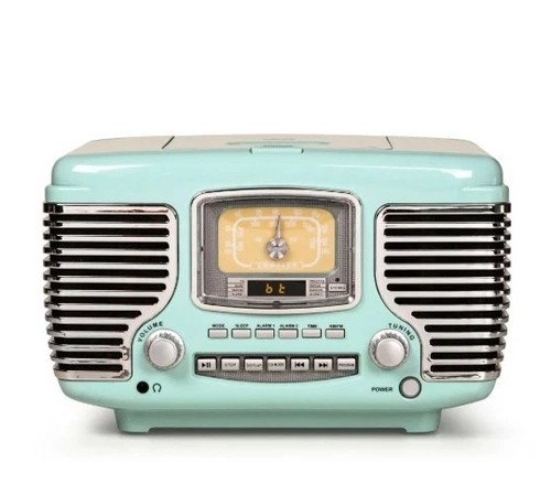 Crosley Corsair Radio with Bluetooth - Aqua Blue CR612B-AB