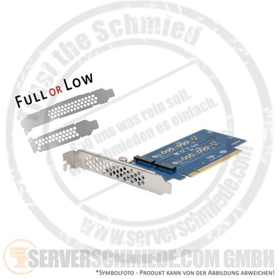 Generic 4x M.2 NVMe x4 PCIe 3.0 x16 Bifurcation Controller Adapter 2280 +NEW+
