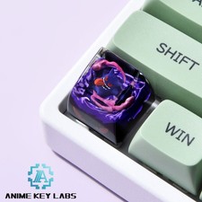 Artisan Gengar Resin Keycap – Handmade Pokemon Keyboard Accessory ANIME KEY LABS