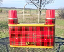 Vintage 1950's Car-Snac Picnic Sportsman Thermos