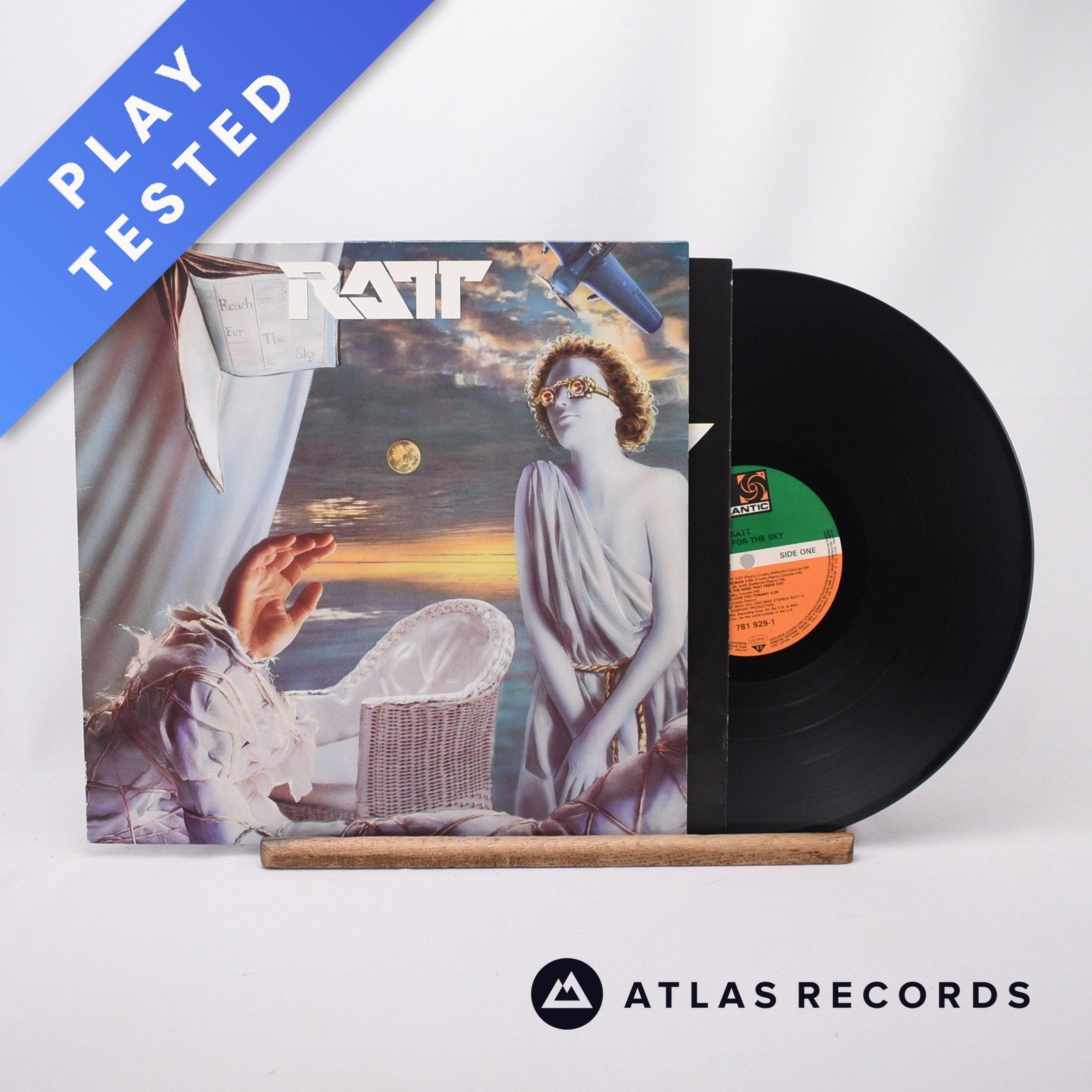 Ratt Reach For The Sky Germany LP Album Vinyl Record 781 929-1 Atlantic - EX/VG+