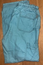 Koi by Kathy Peterson "Lindsey" Cargo Scrub Pants Style 701 Aqua Large