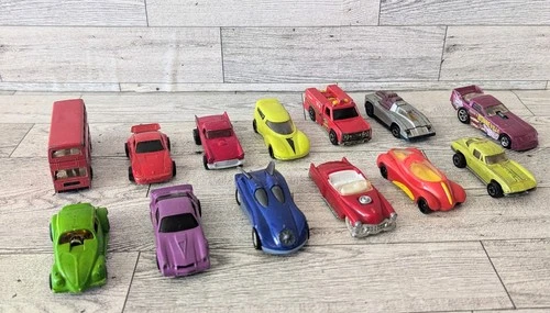 Vintage Hot Wheels/Matchbox Lot Of 13 Cars Vehicles 72-94 Camaro, Cadillac