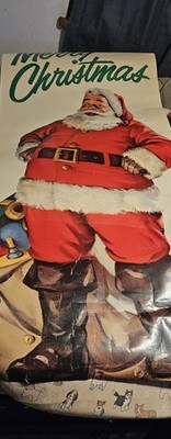 VTG 50s 60s  Store Front Santa Claus 75 + In Some Ware Excellent VTG...