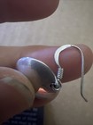 Native American Navajo Genuine Indian Handmade Sterling Silver Dangle Earrings — photo 6