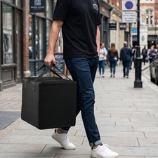 Vinyl Record Storage Bag Easy to Store with Zipper Vinyl Record Carrying Bag
