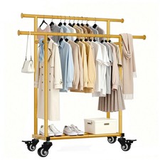 Heavy Duty Clothes Rail Hanging Garment Rack Shoe Storage Shelves Open Wardrobe