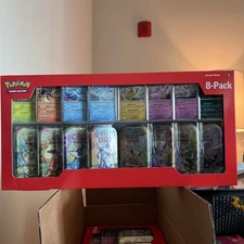 PokemonTCG Prismatic Evolutions Costco 8 Mini-Tin Bundle w Promo Cards (IN HAND!