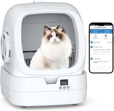 Automatic Cat Litter Box Self Cleaning APP Control Weight Monitoring