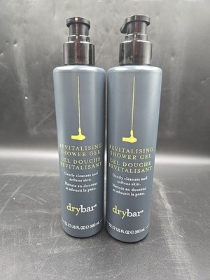 LOT 2 Drybar  Revitalizing Shower Gel Gently Cleanses  12.17oz Each New