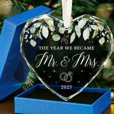 Wedding Gifts for Couples 2025 - Mr and Mrs Gifts - Bridal Shower, Bride Gift, W