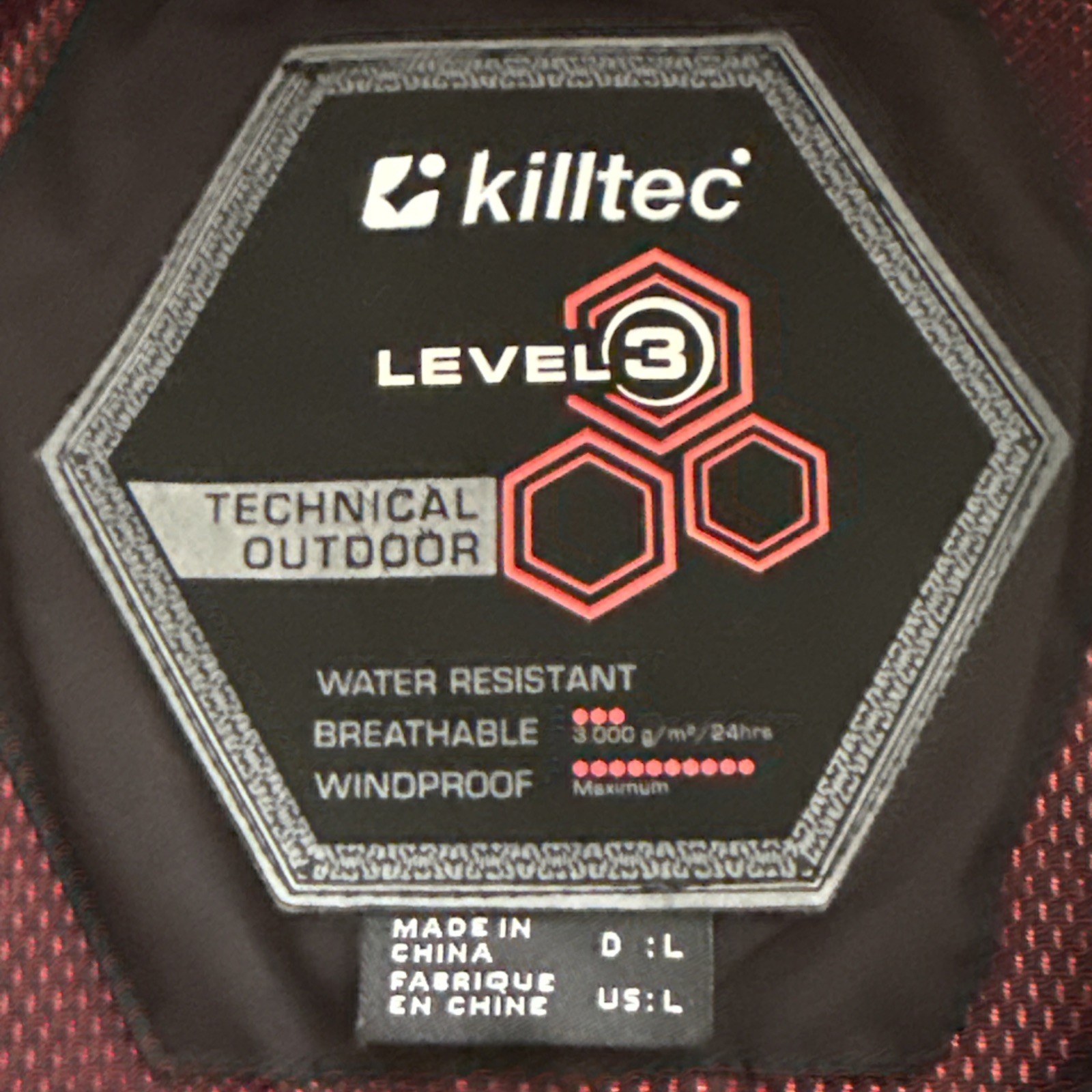 Killtec Men’s L Level 3 Softshell Jacket Windproo… - image 2