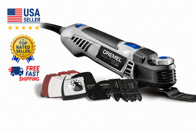NEW! Dremel Multi-Max MM50 5.0 Amp Oscillating Multi-Tool Kit 30 Accessories