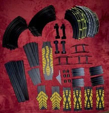 VINTAGE LIFE LIKE HO SLOT CAR TRACK Lot of 100 pcs 40-9" CURVES, LOOP, LAP COUNT