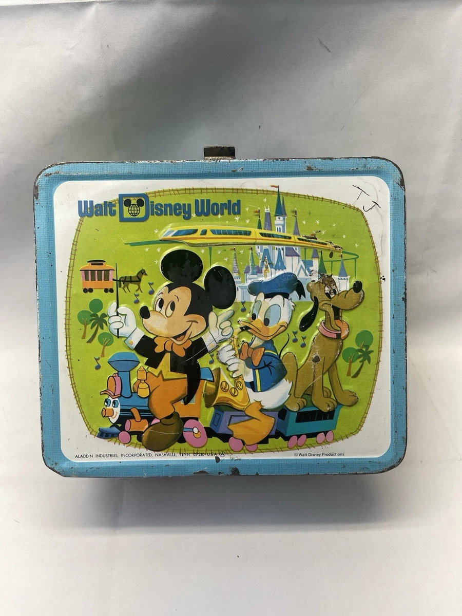 Walt Disney World Lunch Box In Collectible Metal Lunchboxes 1970