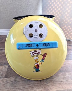 Homer's "Smokey Joe"  Simpsons 10th Anniversary Yellow Weber Charcoal Grill