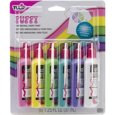 I Love To Create Tulip Dimensional Fabric Paints 1.25oz 6/Pkg-Puffy