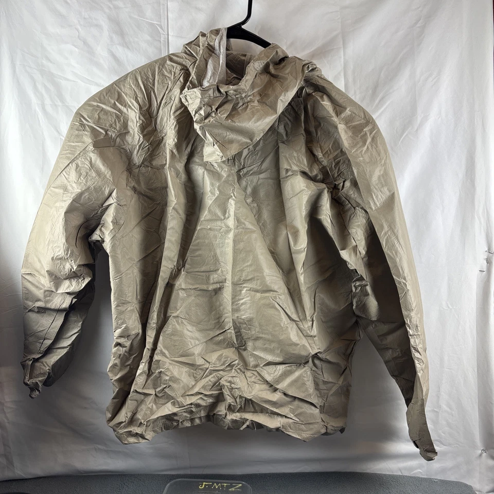 Traje de Lluvia Frogg Toggs Hombres XL Extra Grande Marrón Impermeable Cremallera Completa Con Capucha Senderismo Foto 3 de 4