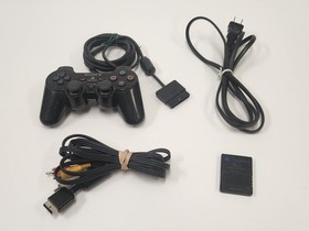 Sony PlayStation 2 Console Bundle Controller AV Cable Memory Card (SCPH-50001)