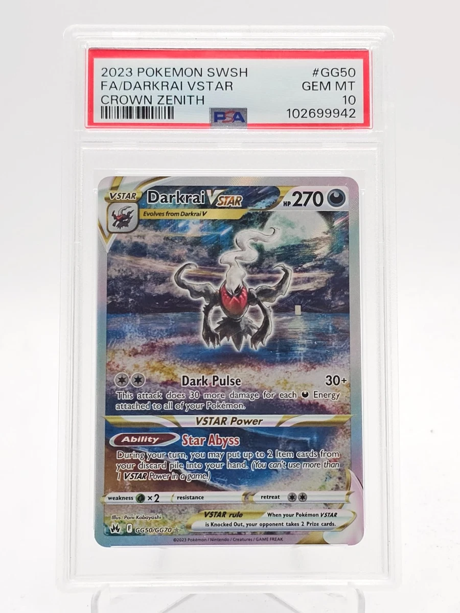 Las mejores ofertas en Darkrai VSTAR GG50/GG70 Crown Zenith